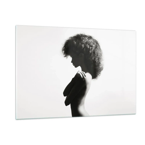 Tablou pe sticlă - Ca o floare pe o tulpină subțire - 120x80 cm