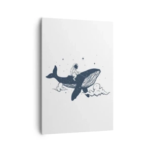 Tablou pe pânză - Aventura spațială - 70x100 cm