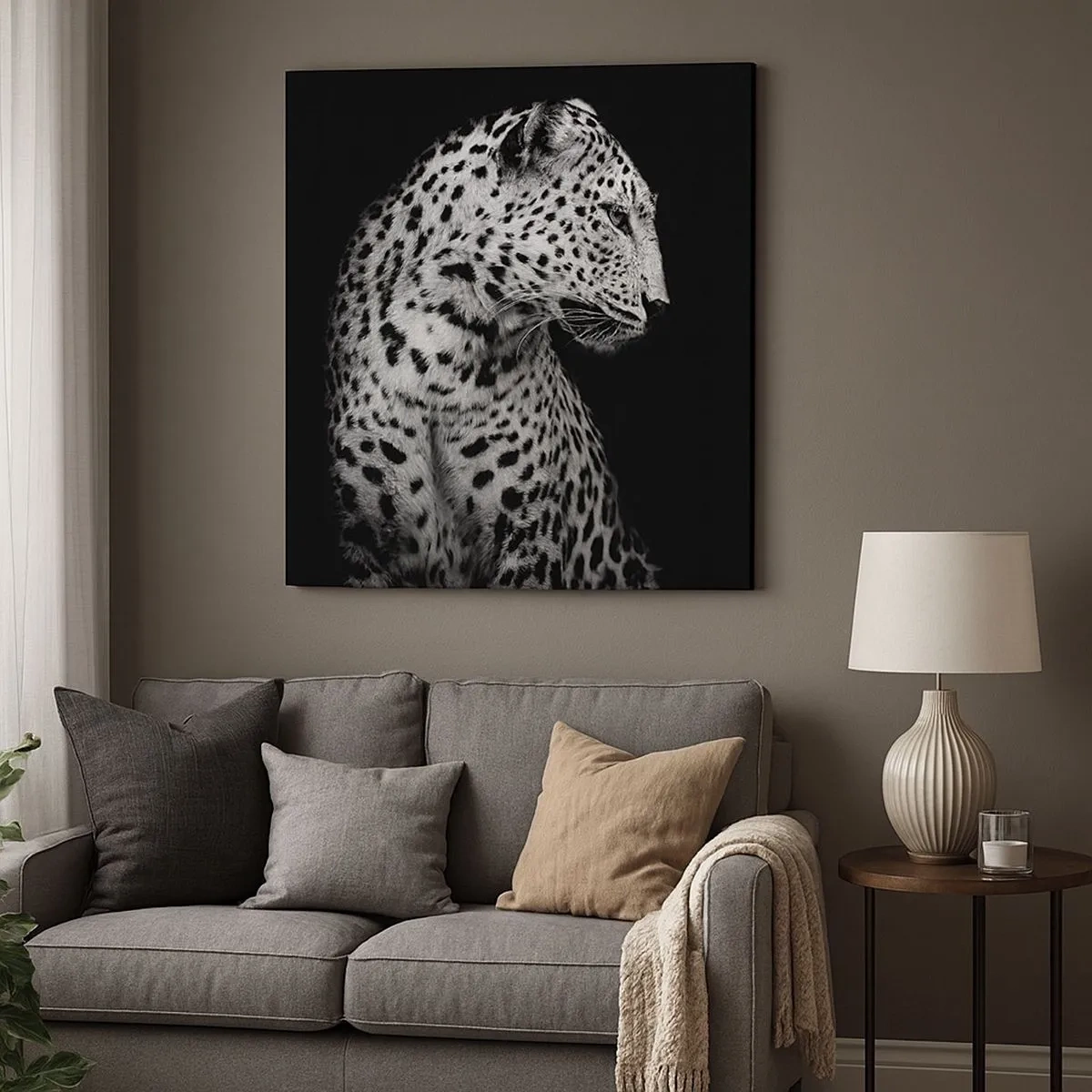 Tablou pe pânză - Profilul drept perfect! - 30x30 cm