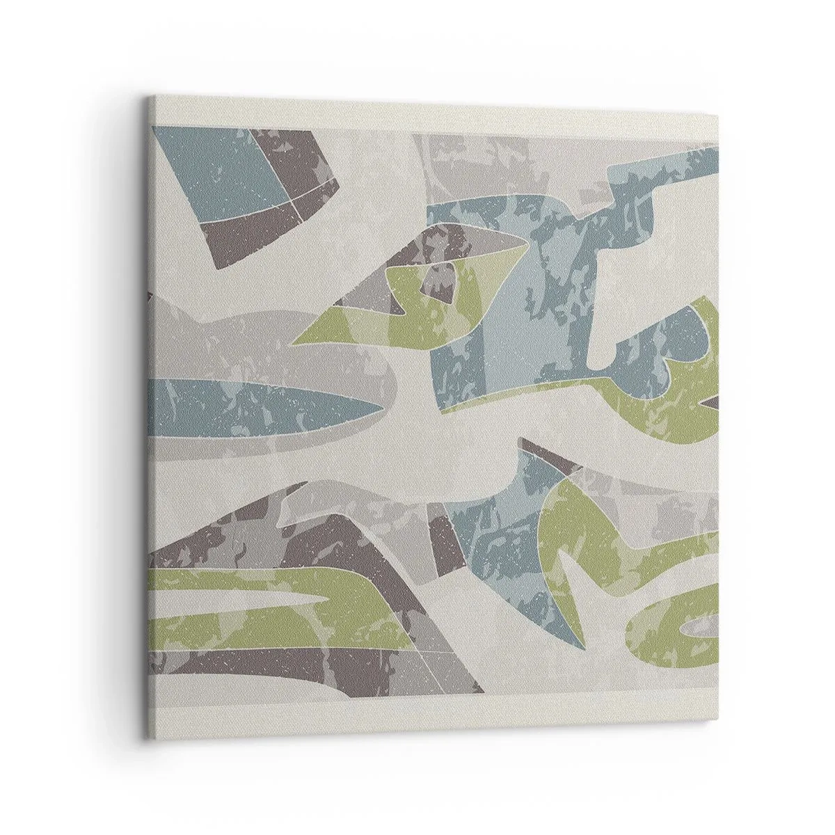 Tablou pe pânză - Compoziție din spatele geamului - 50x50 cm