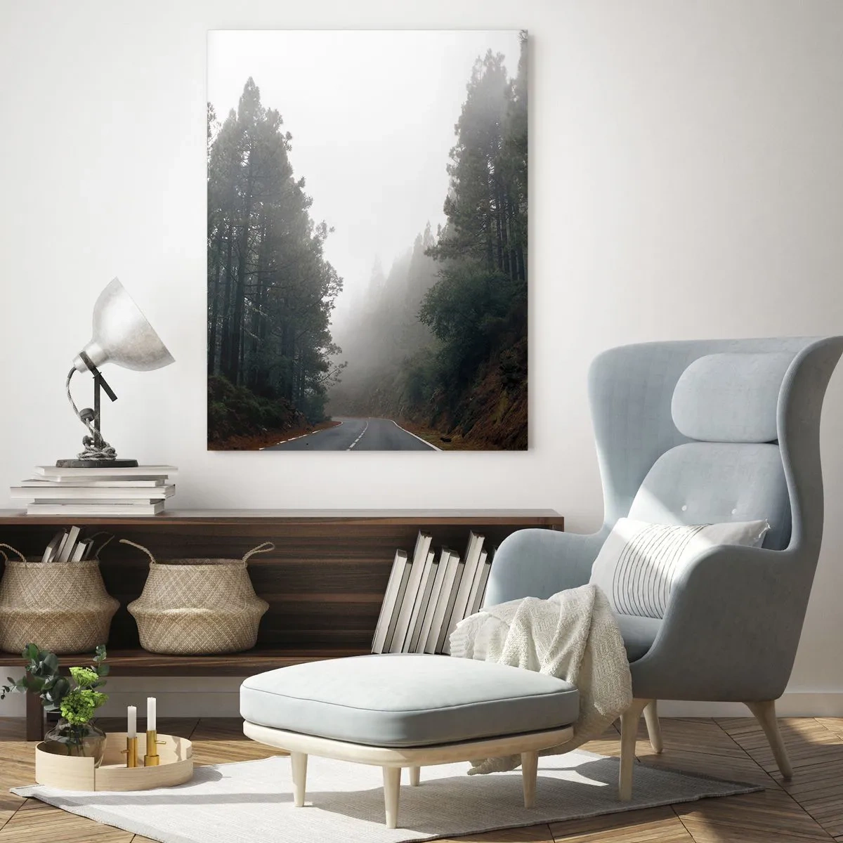 Tablou pe sticlă - O poveste din Pădurea Magică - 70x100 cm