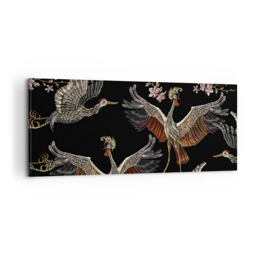 Tablou pe pânză - Pasăre de basm - 100x40 cm