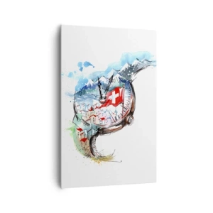 Tablou pe pânză - Spiritul Elveției - 80x120 cm