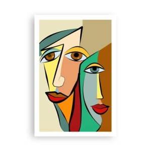 Poster - Cuplu cubist - 61x91 cm