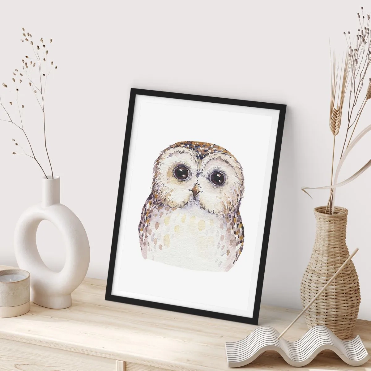 Poster în ramă neagră - Uită-te în ochii mei - 70x100 cm