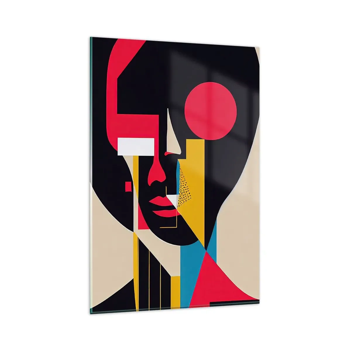 Tablou pe sticlă - Lumea ei interioară - 80x120 cm