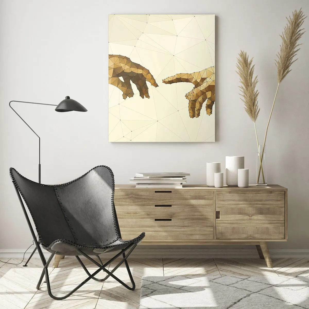 Tablou pe sticlă - Geometrie divină - 50x70 cm