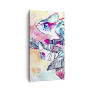 Tablou pe pânză - Colorat ca și lumea noastră - 55x100 cm