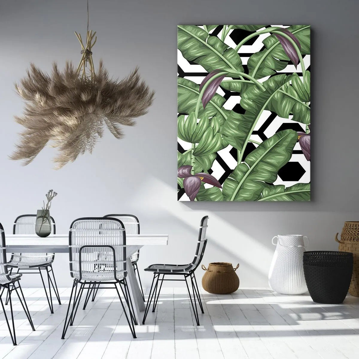 Tablou pe pânză - Compoziție simetrică din natură - 50x70 cm