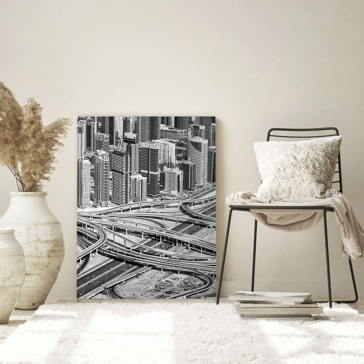Tablou pe sticlă - Dubai - orașul imposibil - 50x70 cm