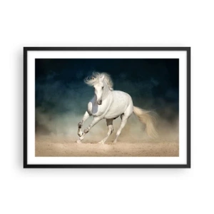 Poster în ramă neagră - Libertate în stare pură - 70x50 cm