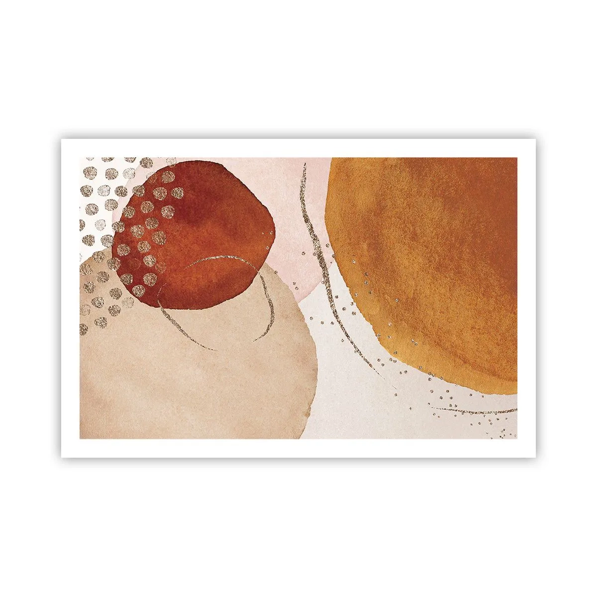 Poster - Rotunjime și mișcare - 91x61 cm