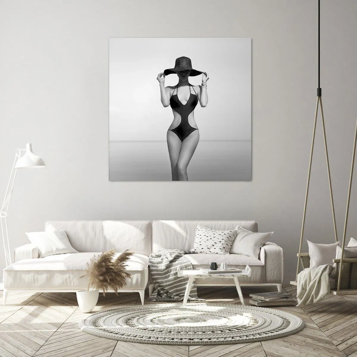 Tablou pe pânză - Numele meu este: Eleganța - 50x50 cm