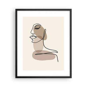 Poster în ramă neagră - Ascultându-se pe sine - 40x50 cm