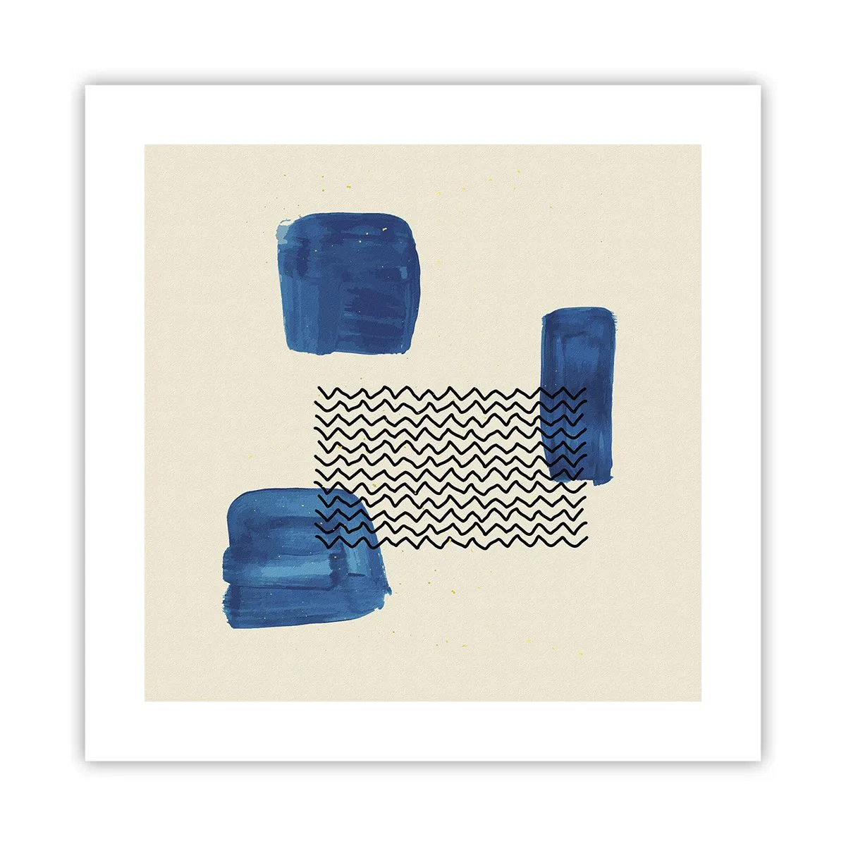 Poster - Cvartet abstract - 40x40 cm