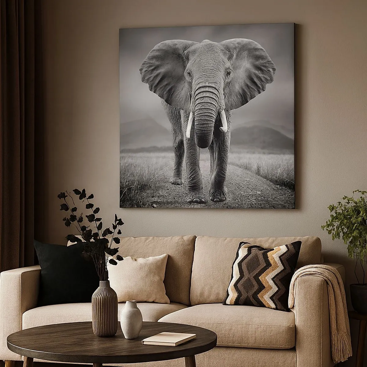 Tablou pe pânză - Gazda te salută - 30x30 cm