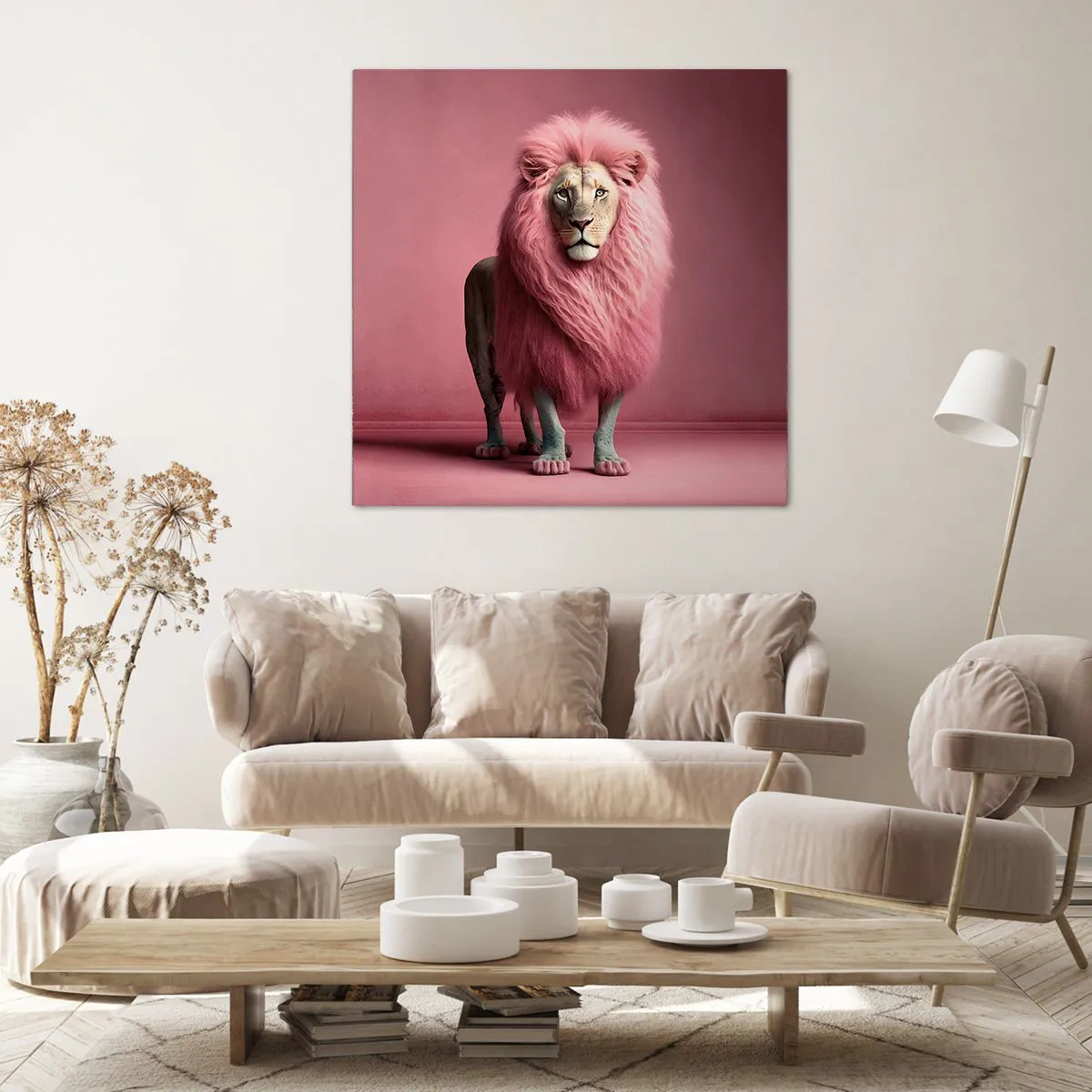 Tablou pe pânză - Și nu-ți mai este frică - 40x40 cm