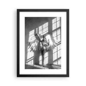 Poster în ramă neagră - Direct din cer - 30x40 cm