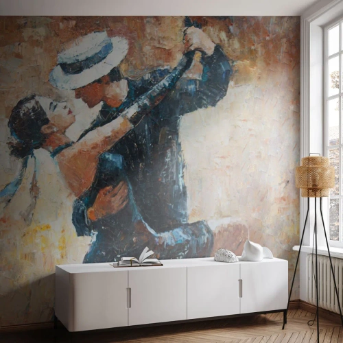 Tapet Autoadeziv Deluxe Sticker - A la Rudolf Valentino - Abstracția, Dans, Tango - 300x210 cm