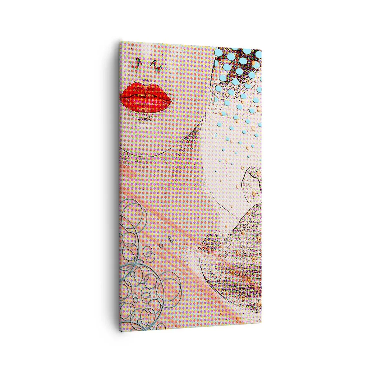 Tablou pe pânză - Eroină de benzi desenate - 55x100 cm