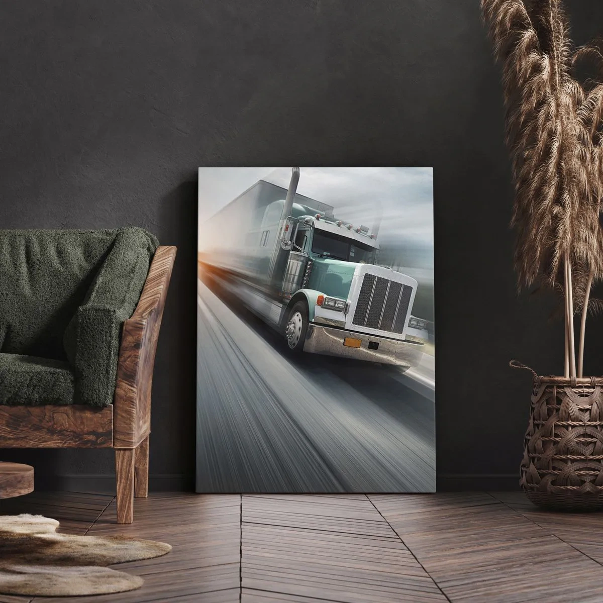Tablou pe pânză - Gigant american în mișcare - 70x100 cm