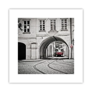 Poster - Printr-un labirint urban - 30x30 cm