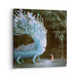 Tablou pe pânză - Întâlnire fantastică - 30x30 cm