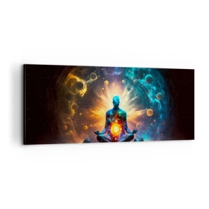 Tablou pe pânză - Liniște cosmică - 100x40 cm