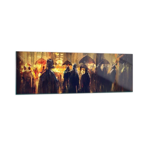 Tablou pe sticlă - Urmașii ploii - 160x50 cm