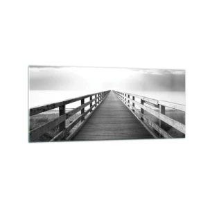 Tablou pe sticlă - Departe, departe... - 120x50 cm