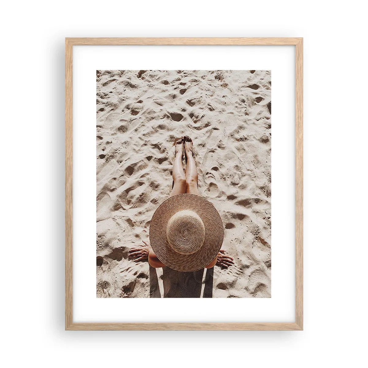 Poster în ramă de stejar deschis - Un timp de vis - 40x50 cm