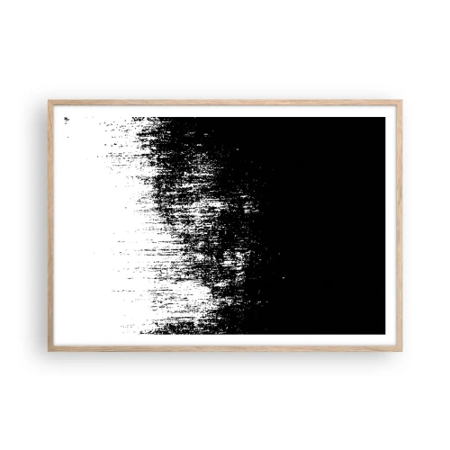 Poster în ramă de stejar deschis - Iar câștigătorul este... - 100x70 cm