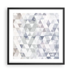 Poster în ramă neagră - În ritm de trei - 50x50 cm