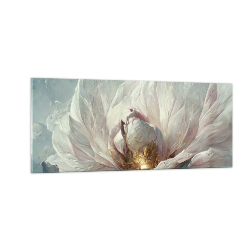Tablou pe sticlă - Înflorește o dată la o sută de ani - 100x40 cm