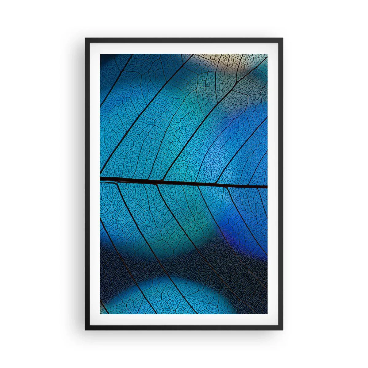 Poster în ramă neagră - Construcție de finețe - 61x91 cm