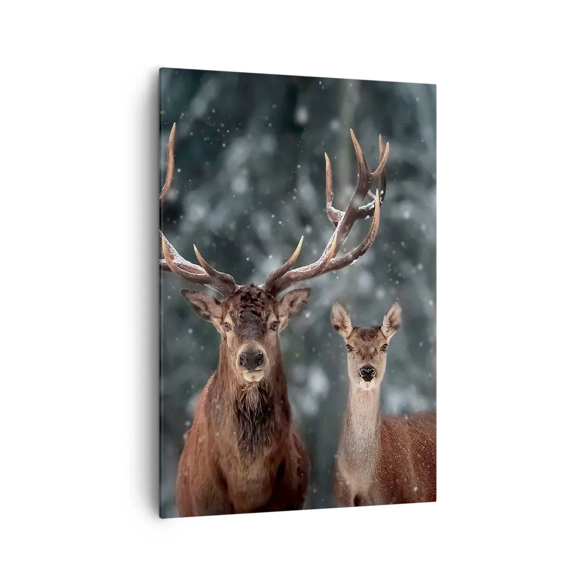 Tablou pe pânză - Stăpânul pădurii și soția sa - 70x100 cm