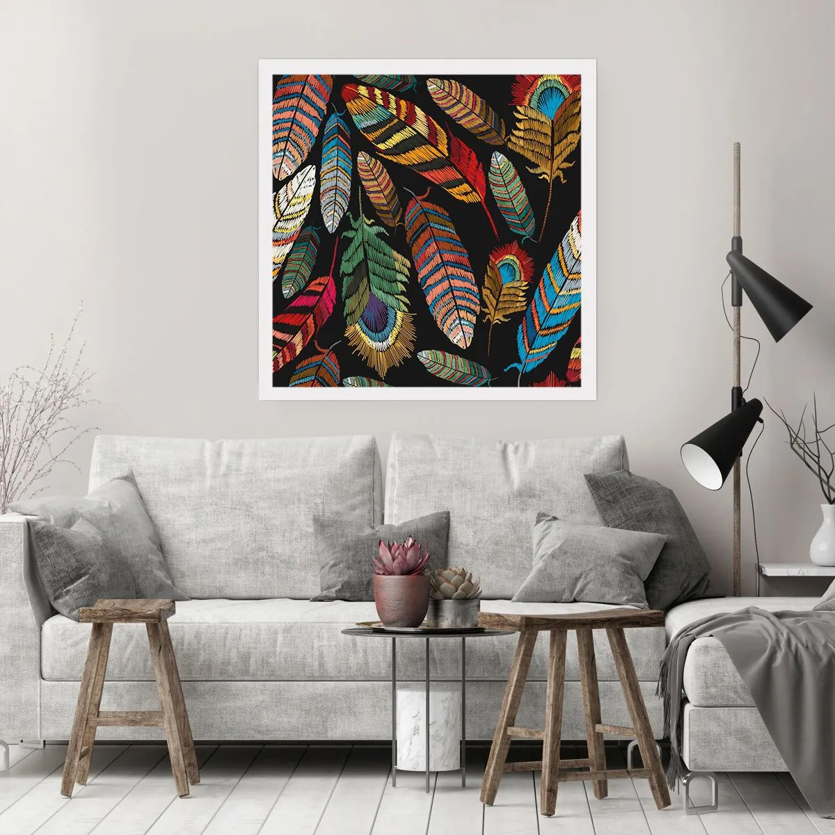 Poster - Carnavalul păsărilor - 60x60 cm