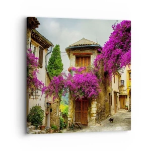 Tablou pe pânză - Sub un baldachin floral - 30x30 cm