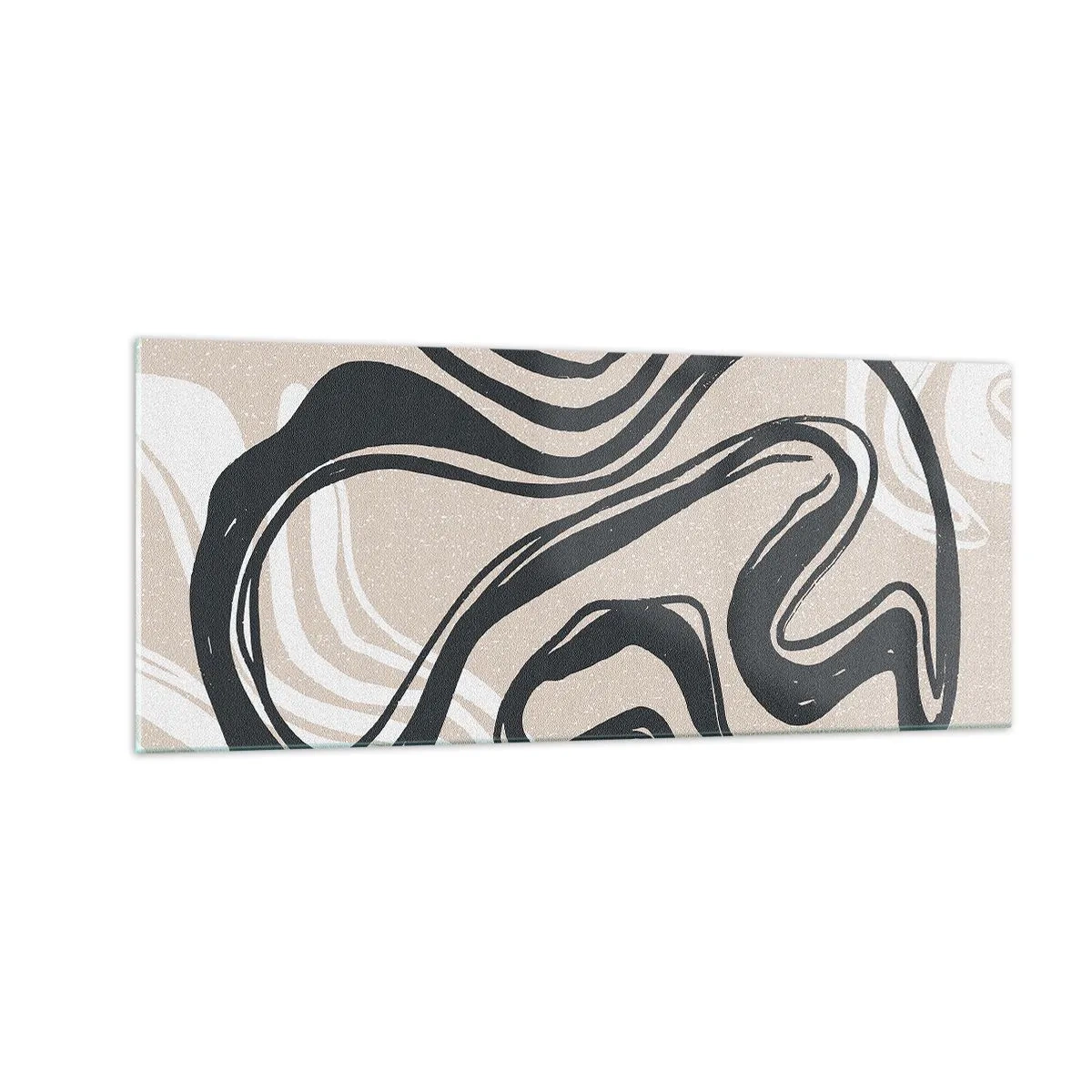 Tablou pe sticlă - Expresie multiplicată - 100x40 cm