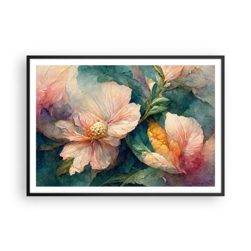 Poster în ramă neagră - Subtilitate pură - 100x70 cm