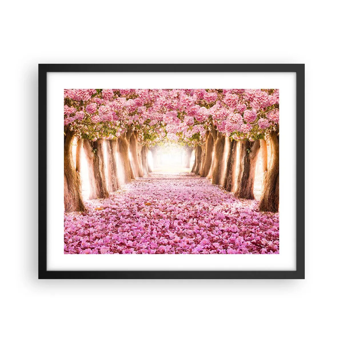 Poster în ramă neagră - Drumul spre paradis - 50x40 cm
