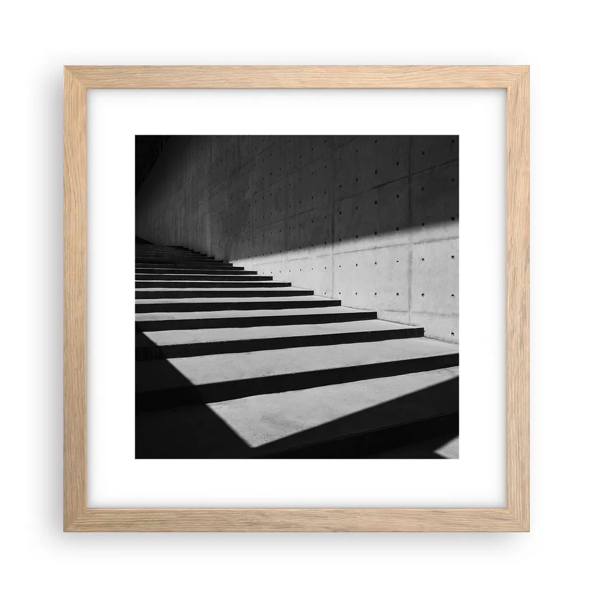 Poster în ramă de stejar deschis - Frumusețea brută a modernismului - 30x30 cm