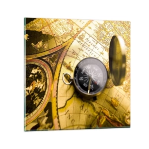 Tablou pe sticlă - Sau poate până la capătul lumii? - 30x30 cm