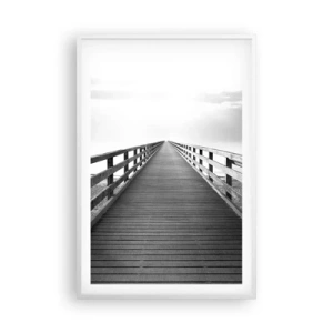 Poster în ramă albă - Departe, departe... - 61x91 cm