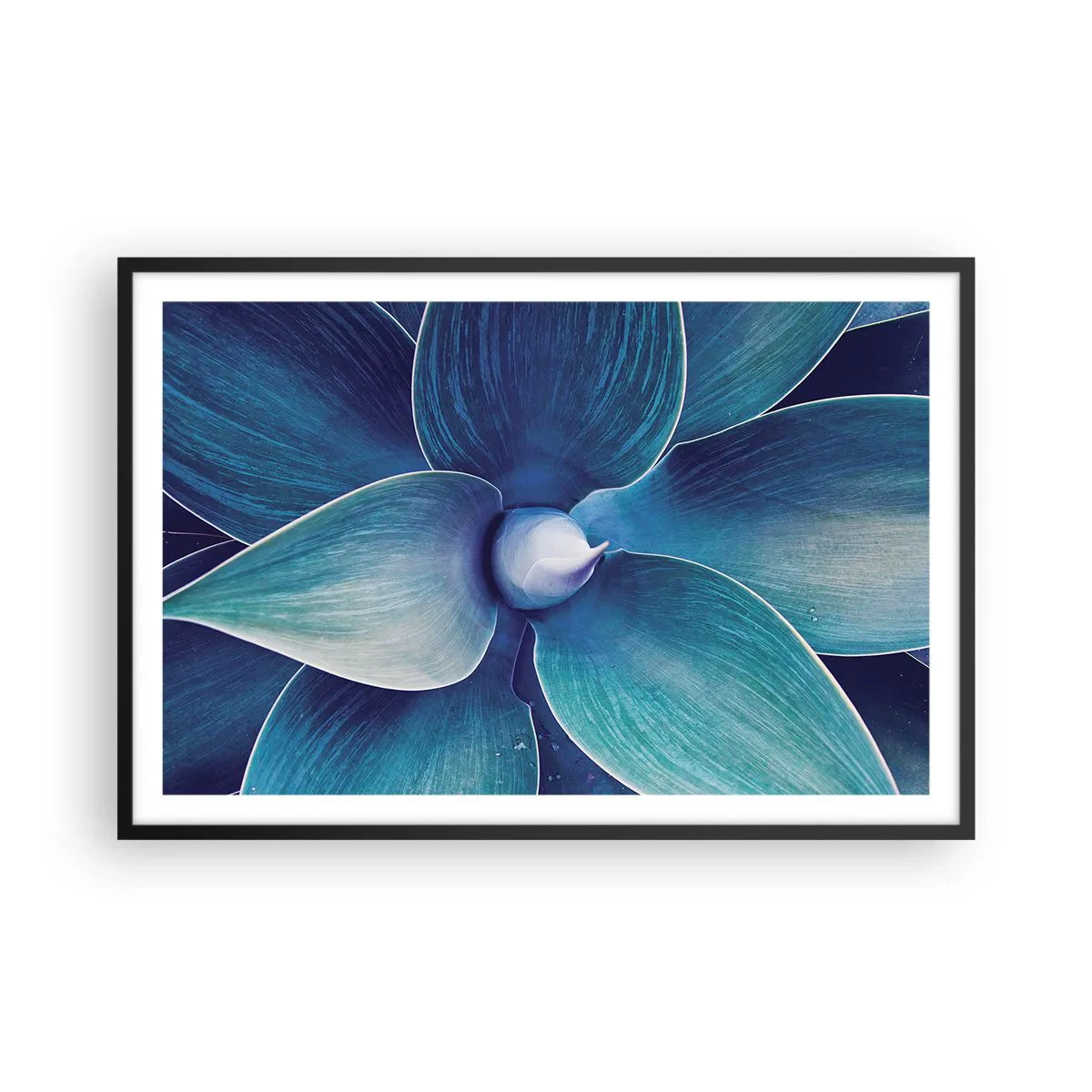 Poster în ramă neagră - A furat albastrul de la cer - 91x61 cm