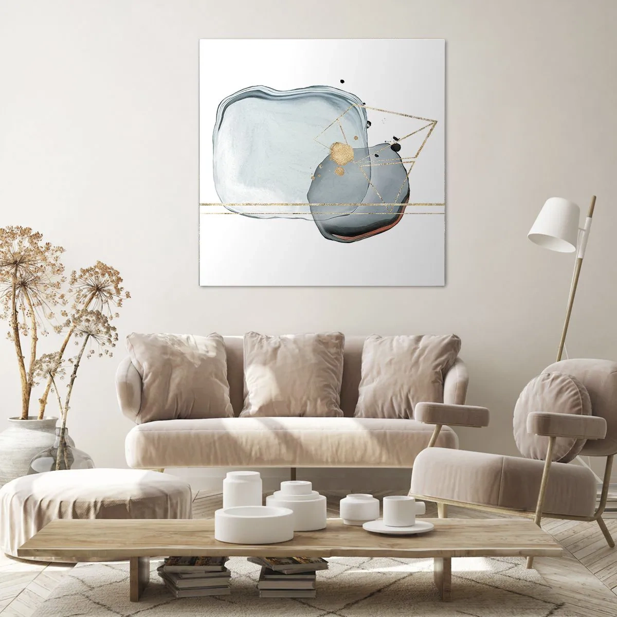 Tablou pe pânză - Studiul picăturii - 60x60 cm