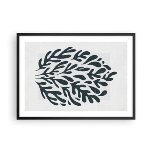 Poster în ramă neagră - Formele naturii - 70x50 cm