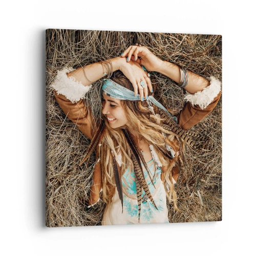 Tablou pe pânză - În drum spre vara iubirii - 40x40 cm