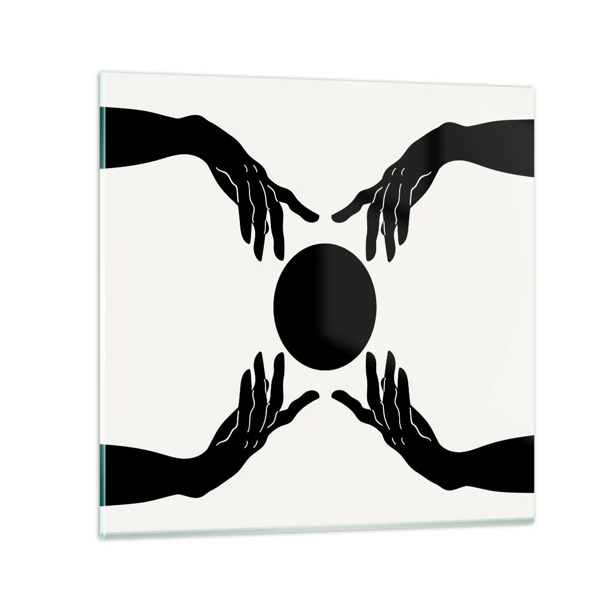 Tablou pe sticlă - Semnul secret - 50x50 cm