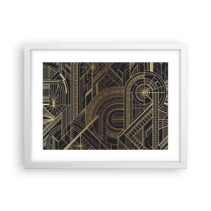 Poster în ramă albă - Concepte, idei, planuri - 40x30 cm